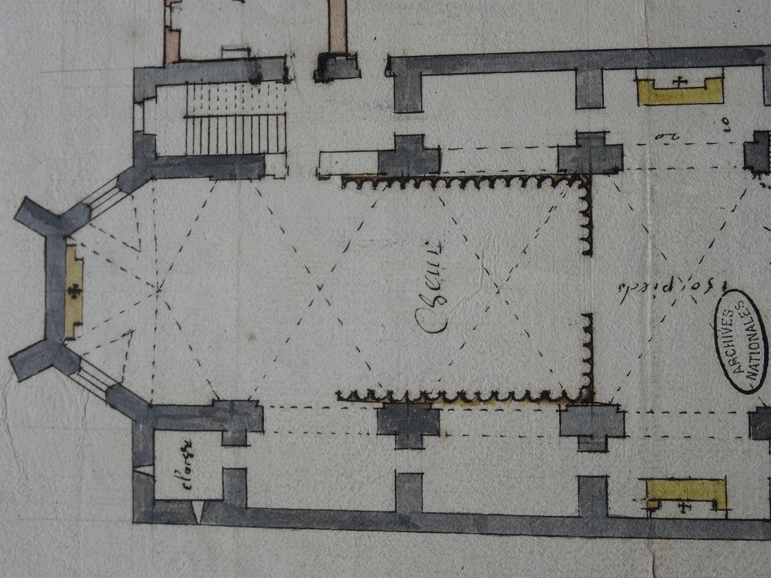 Plano de la iglesia
