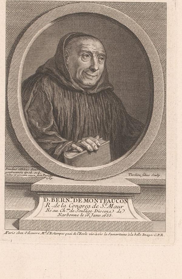 Dom Bernard de Montfaucon, Kupferstich