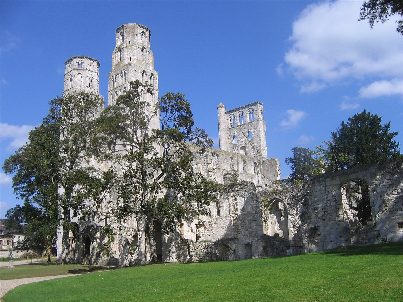 Heutige Aufnahme: Abbaye Saint-Pierre de Jumièges