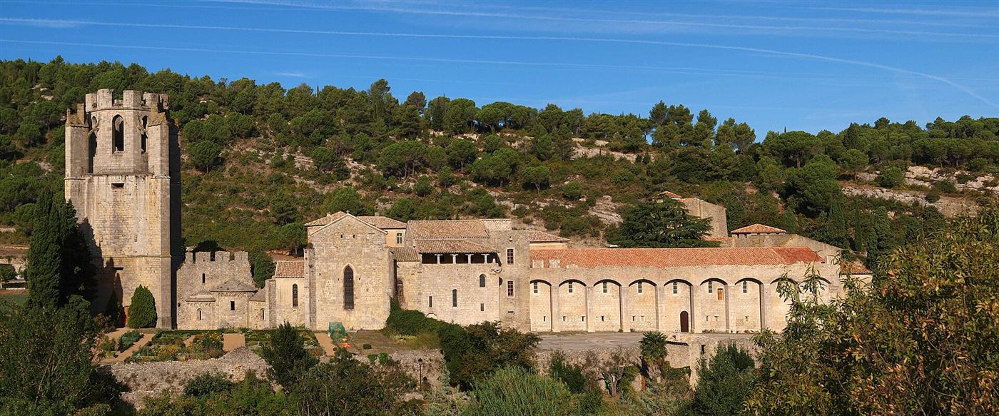 Heutige Aufnahme: Abbaye Notre-Dame (Sainte-Marie) de Lagrasse