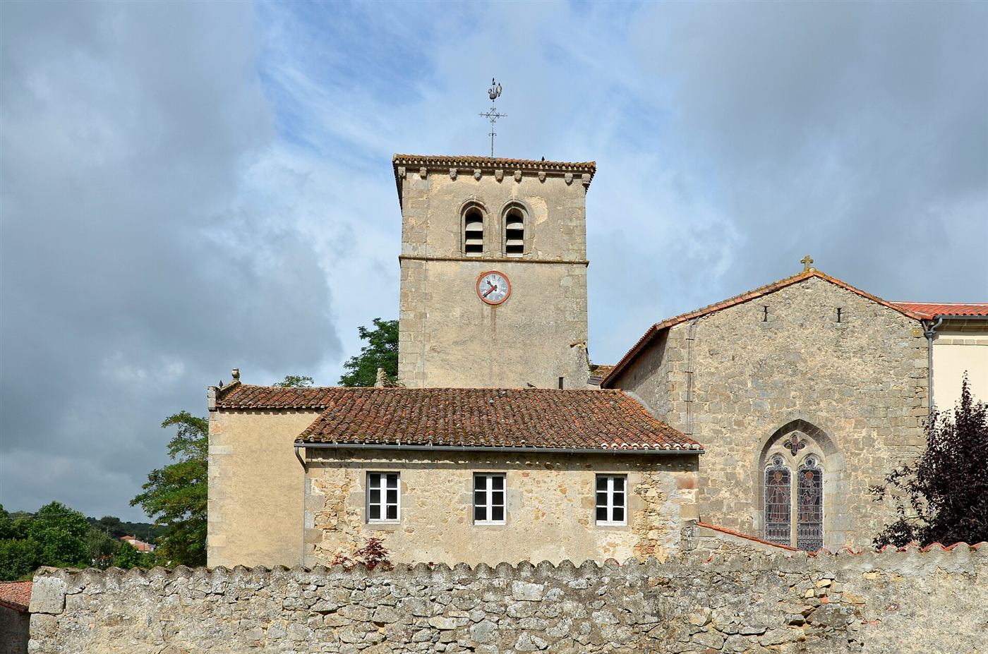 Heutige Aufnahme: Prieuré Saint-Jouin de Mauléon