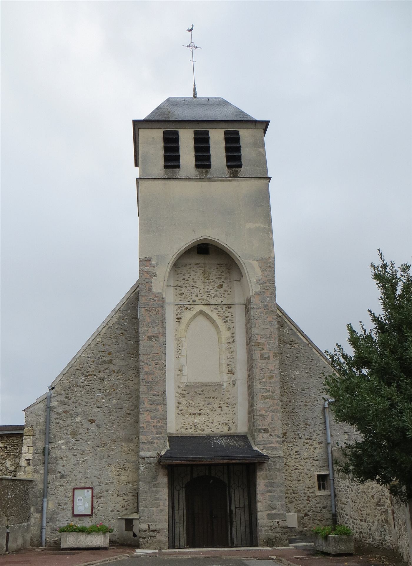 Heutige Aufnahme: Abbaye Saint-Pierre de Rebais
