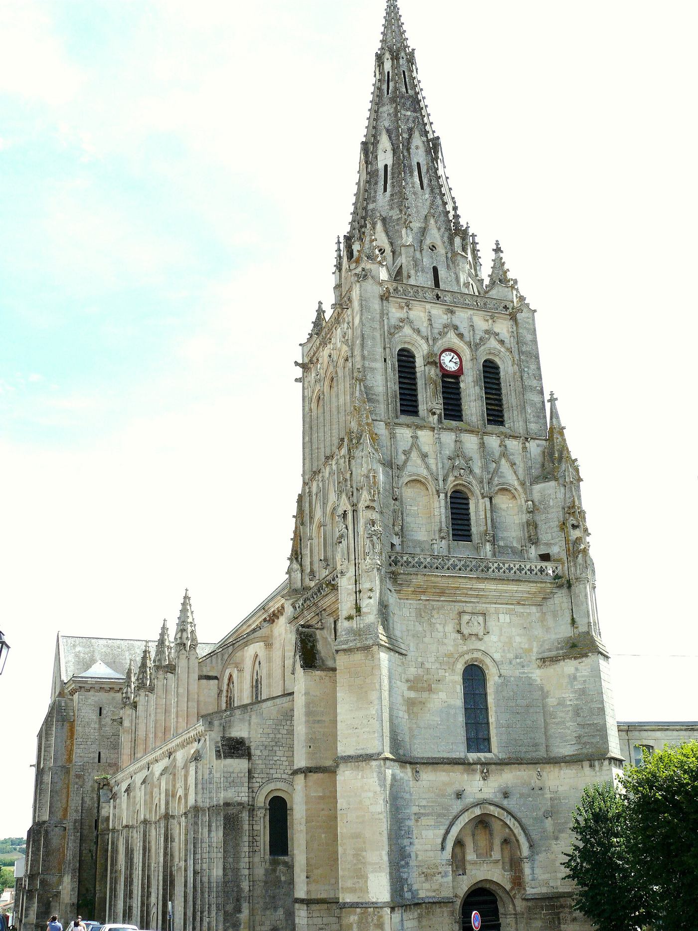 Heutige Aufnahme: Abbaye de Saint-Maixent