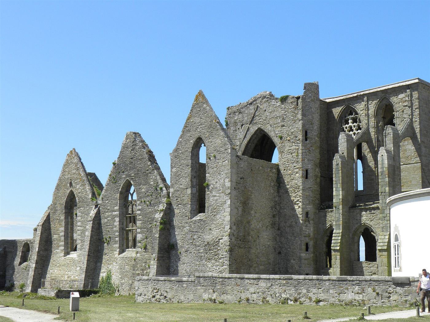 Heutige Aufnahme: Abbaye Saint-Mathieu de Fine-Terre