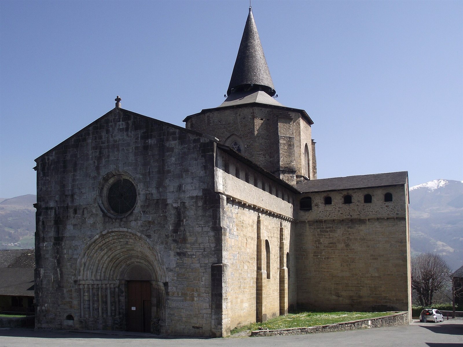 Heutige Aufnahme: Abbaye de Saint-Savin (en Lavedan)