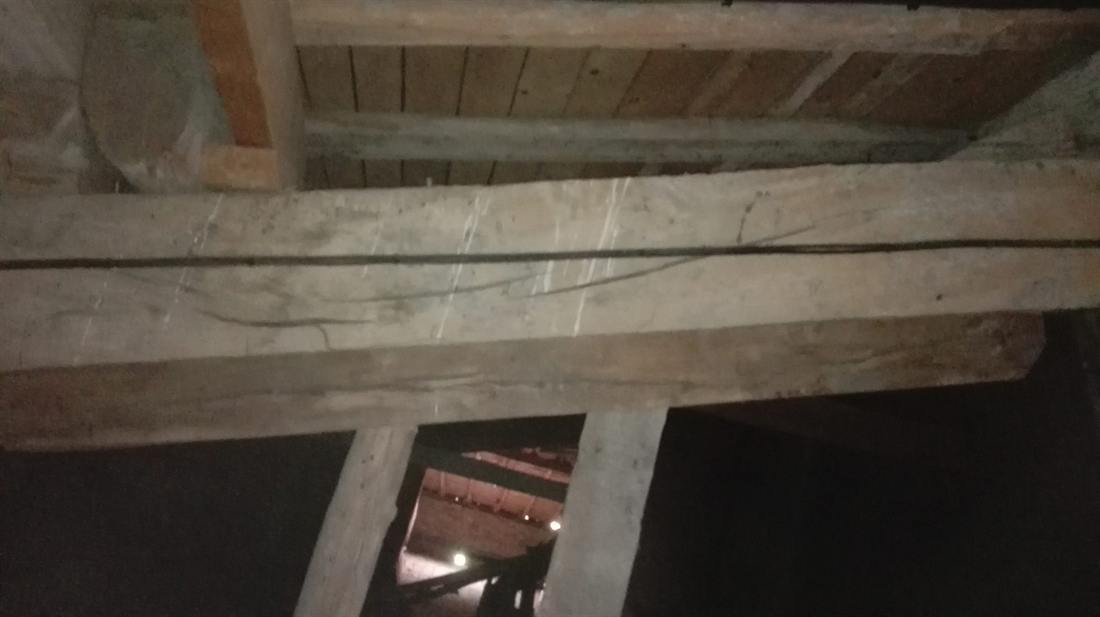 Historic roof timbers